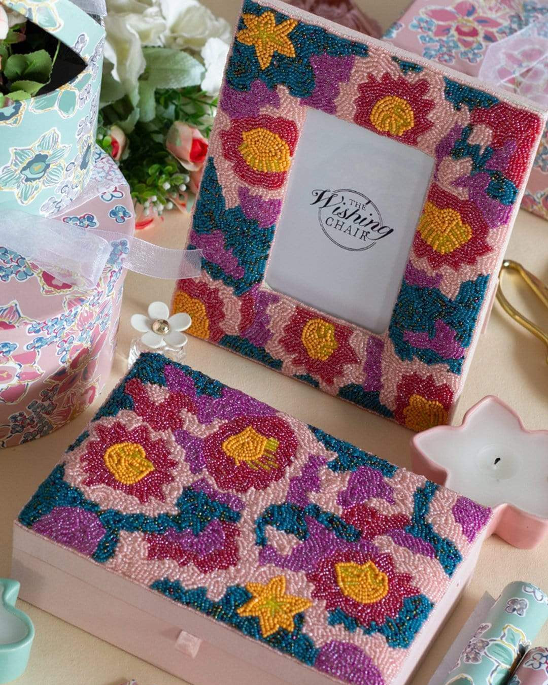 Jazberry Beaded Photo Frame