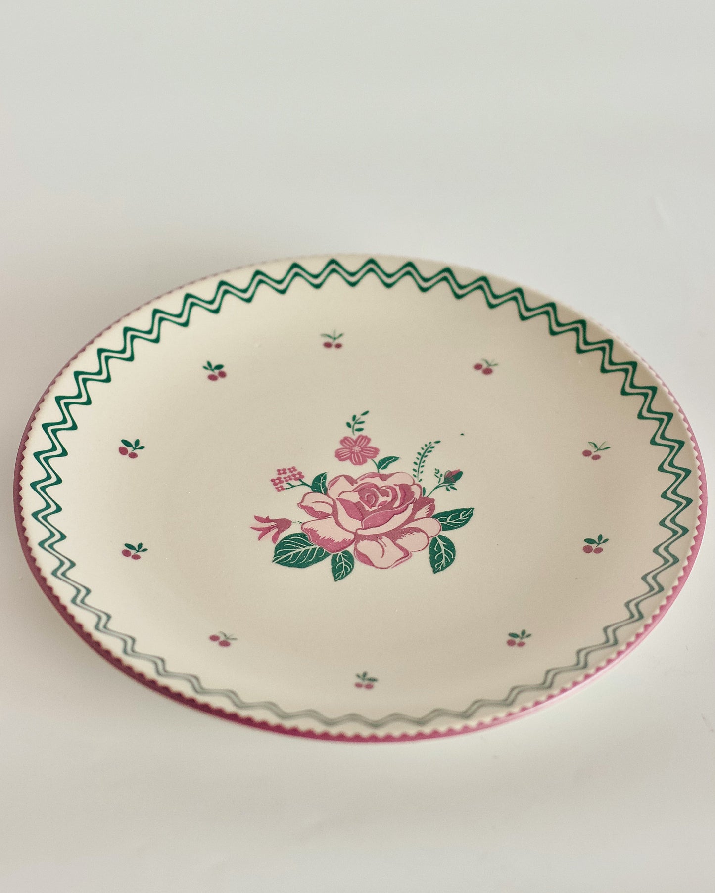 Bloomsberry Ceramic Coupe Plate