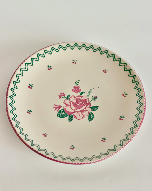 Bloomsberry Ceramic Coupe Plate