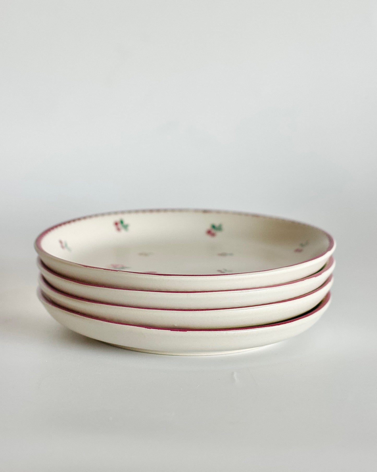 Bloomsberry Ceramic Snacks Plate 12cm - Set of 4