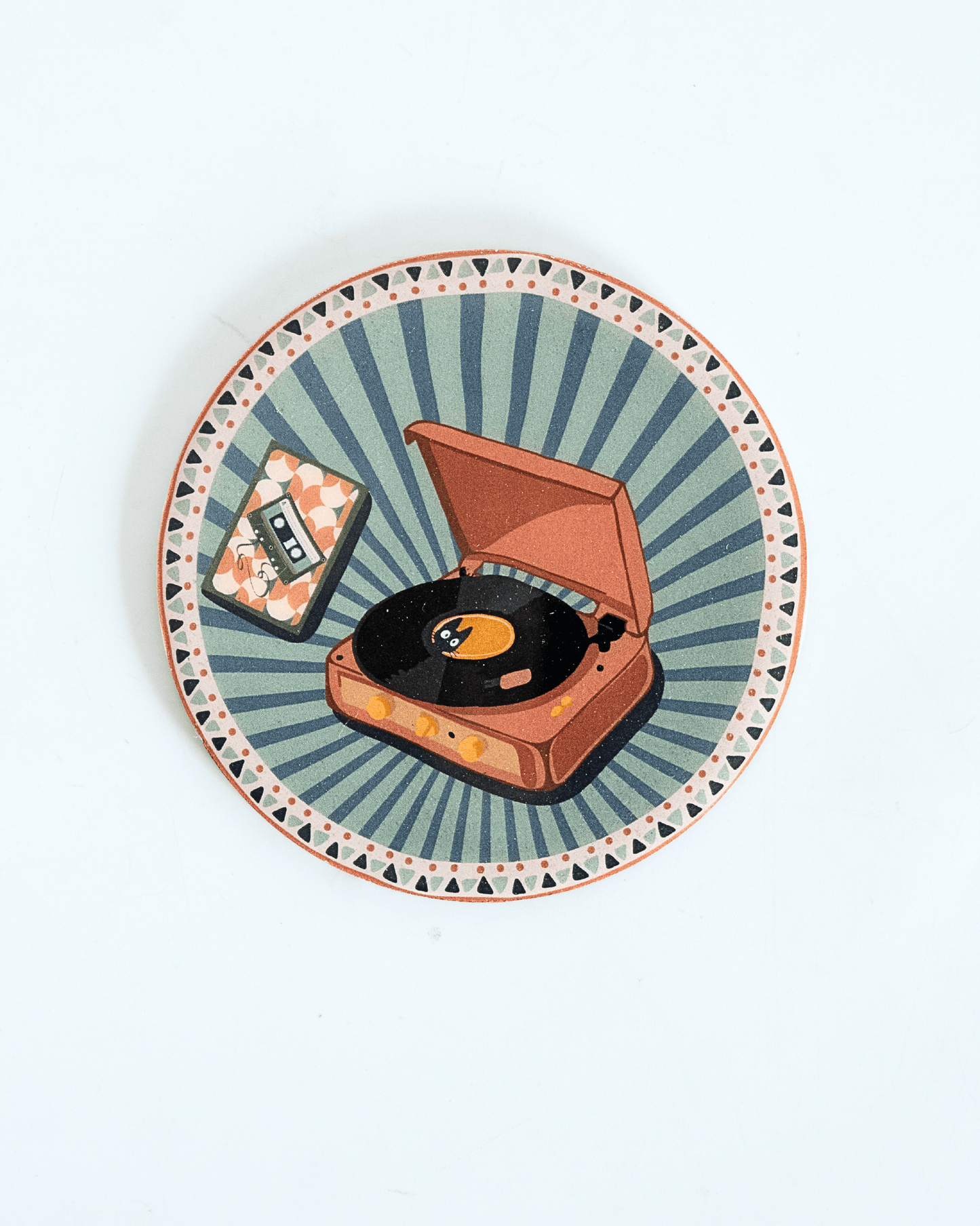 Analog Edit Metal Coasters - Set of 4