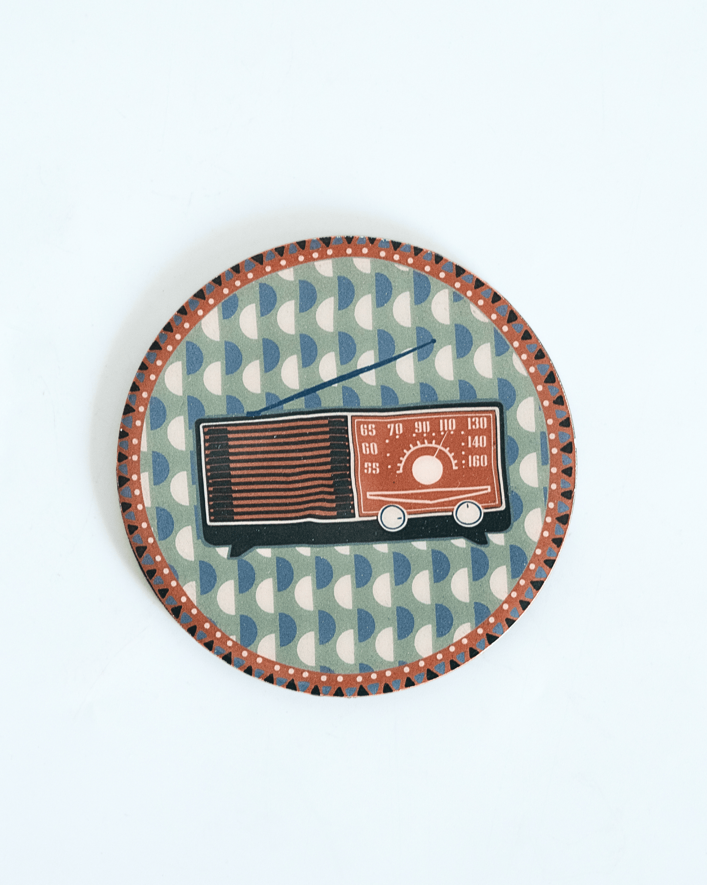 Analog Edit Metal Coasters - Set of 4