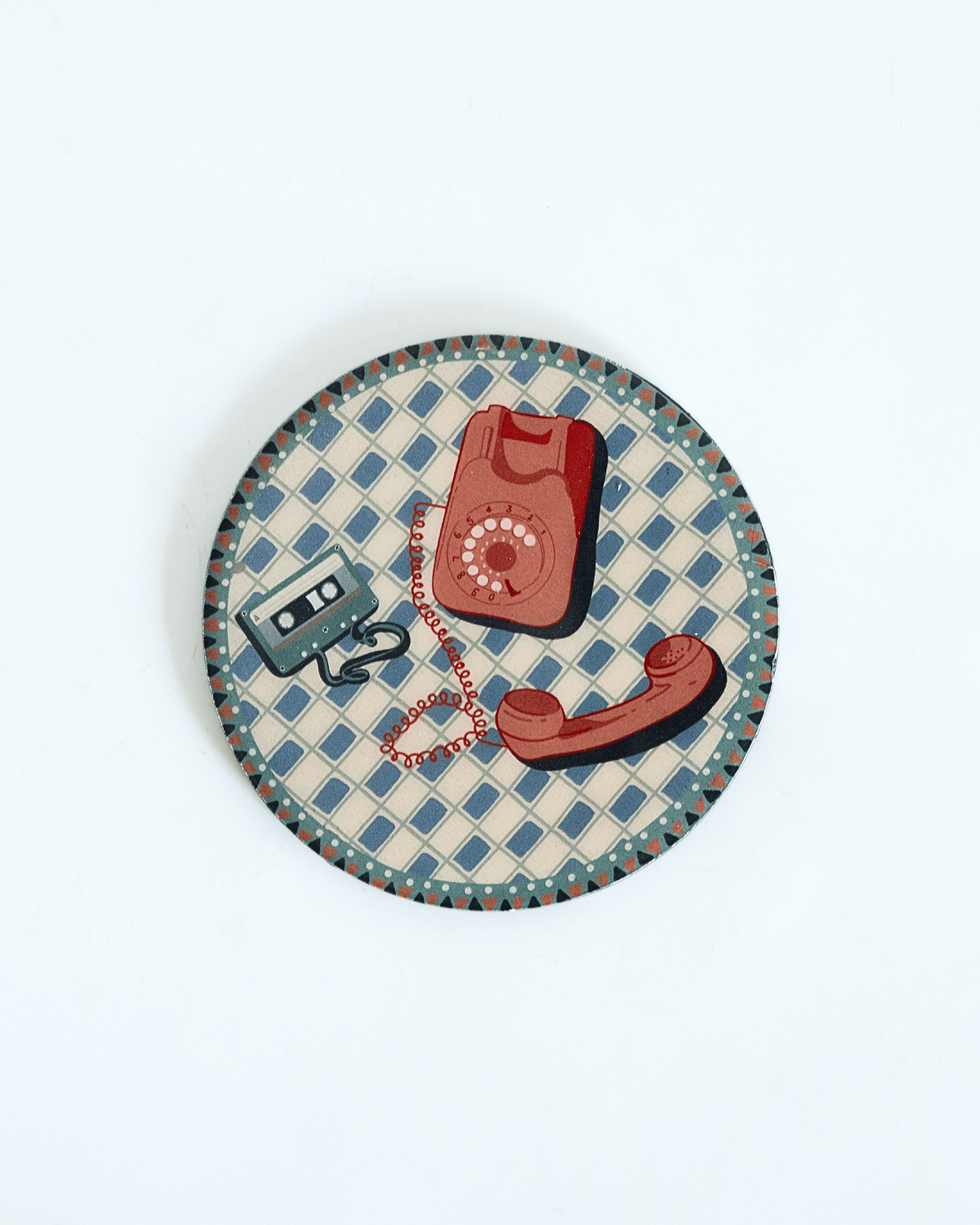 Analog Edit Metal Coasters - Set of 4