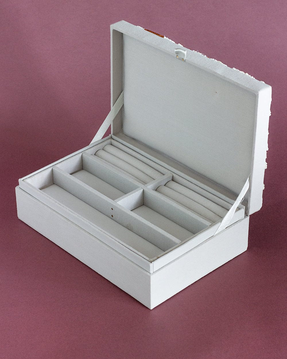 Full Moon Beaded Jewelery Box