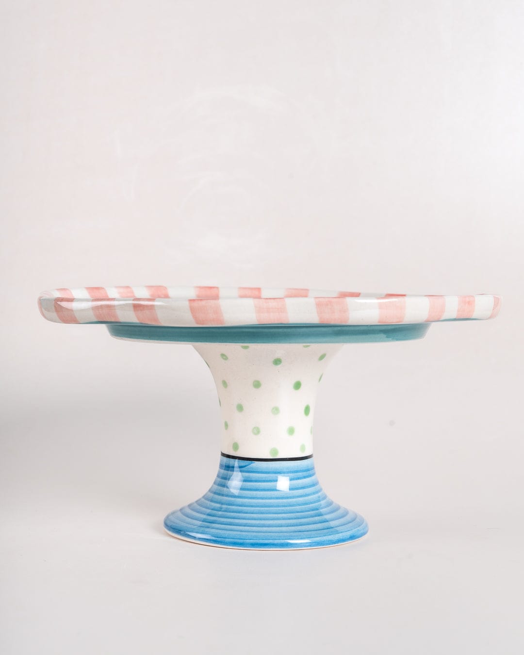 Masquerade Ceramic Cake Stand