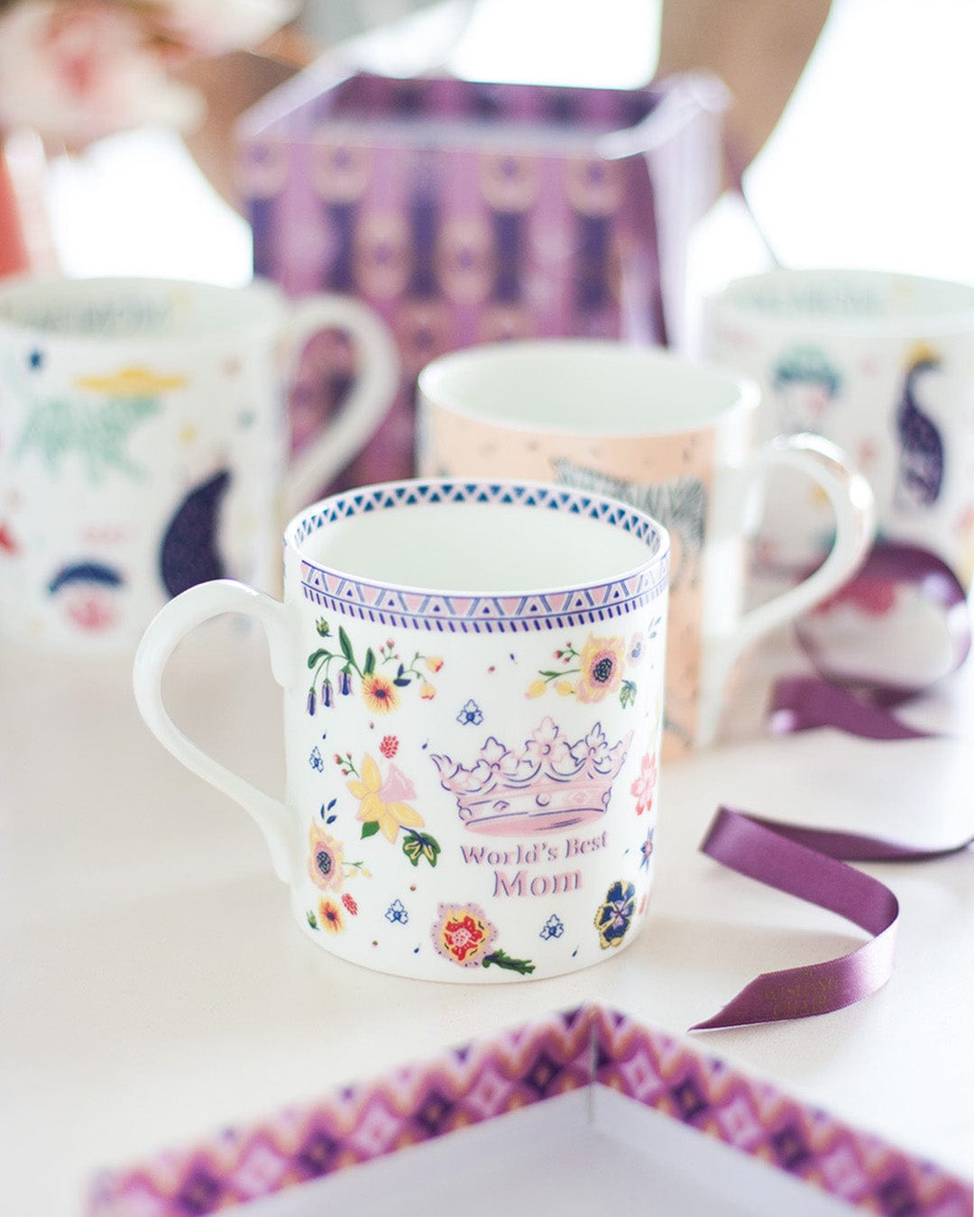 Worlds Best Mom Fine China Mug