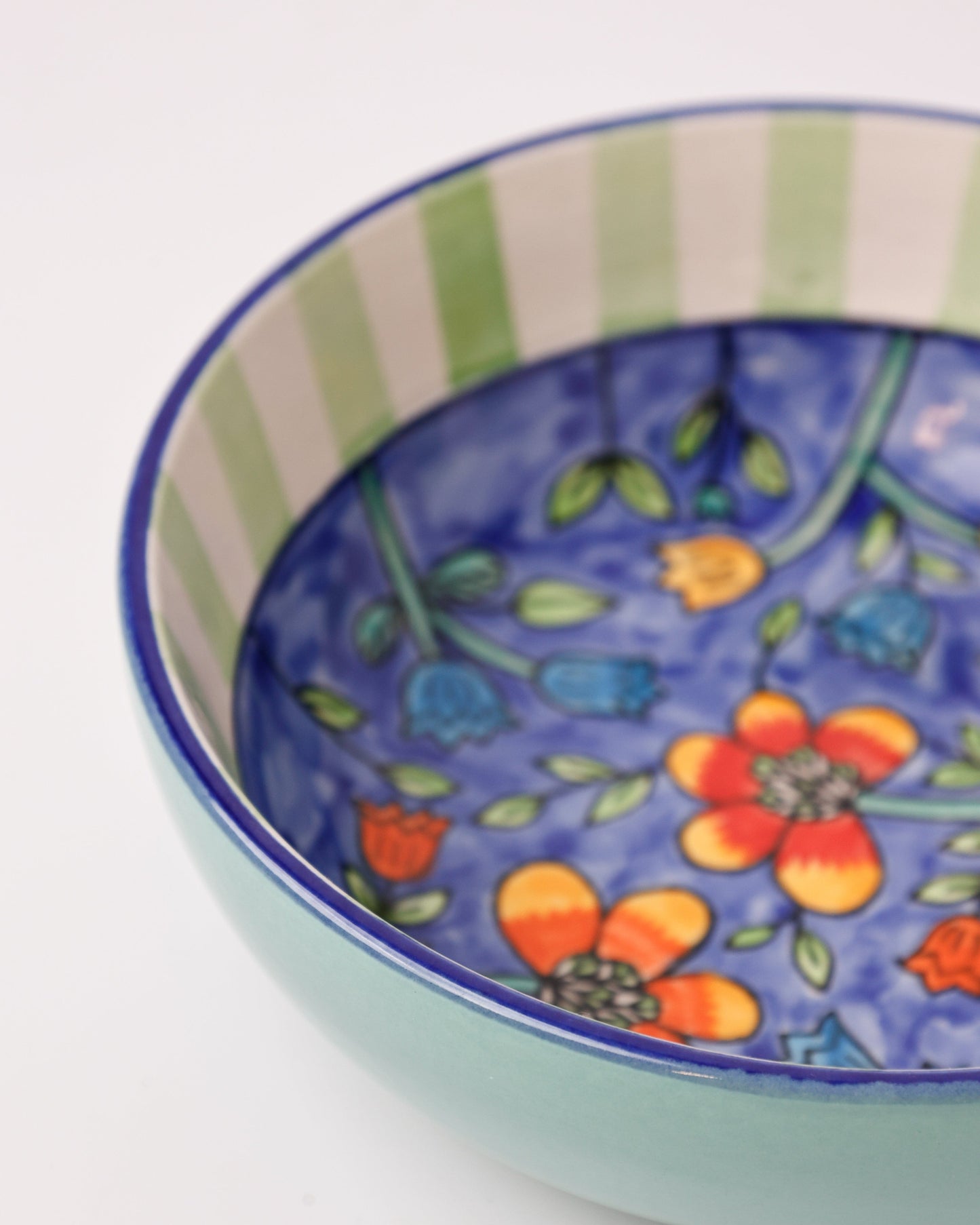 Perch Handpainted Ceramic Pasta Bowl