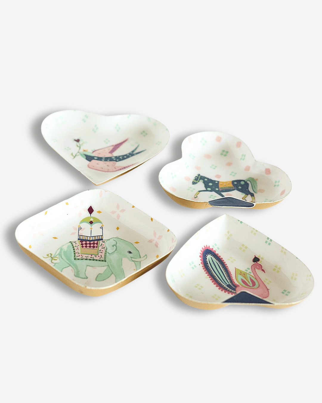 Quartet Trinket Trays with Gift Box - Set of 4