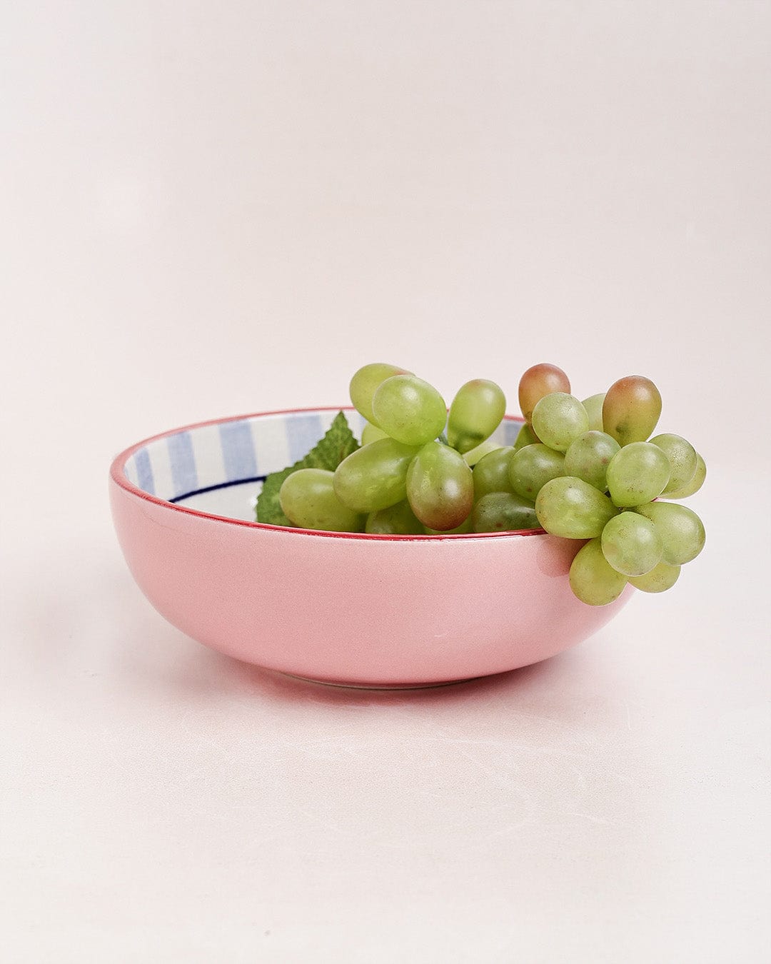 Dance in a Flowerbed Handpainted Ceramic Pasta Bowl