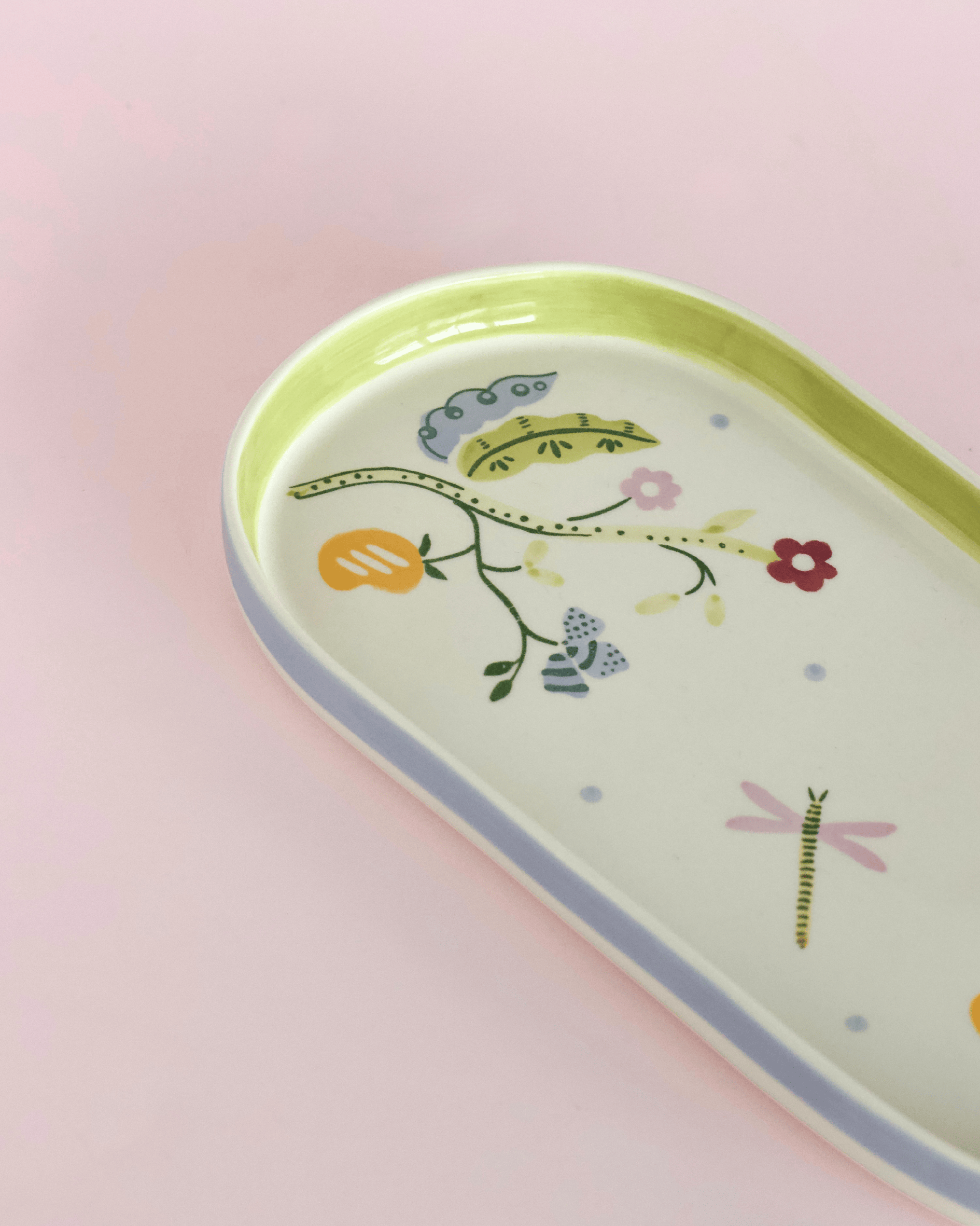 Sundrop Handpainted Ceramic Oval Platter