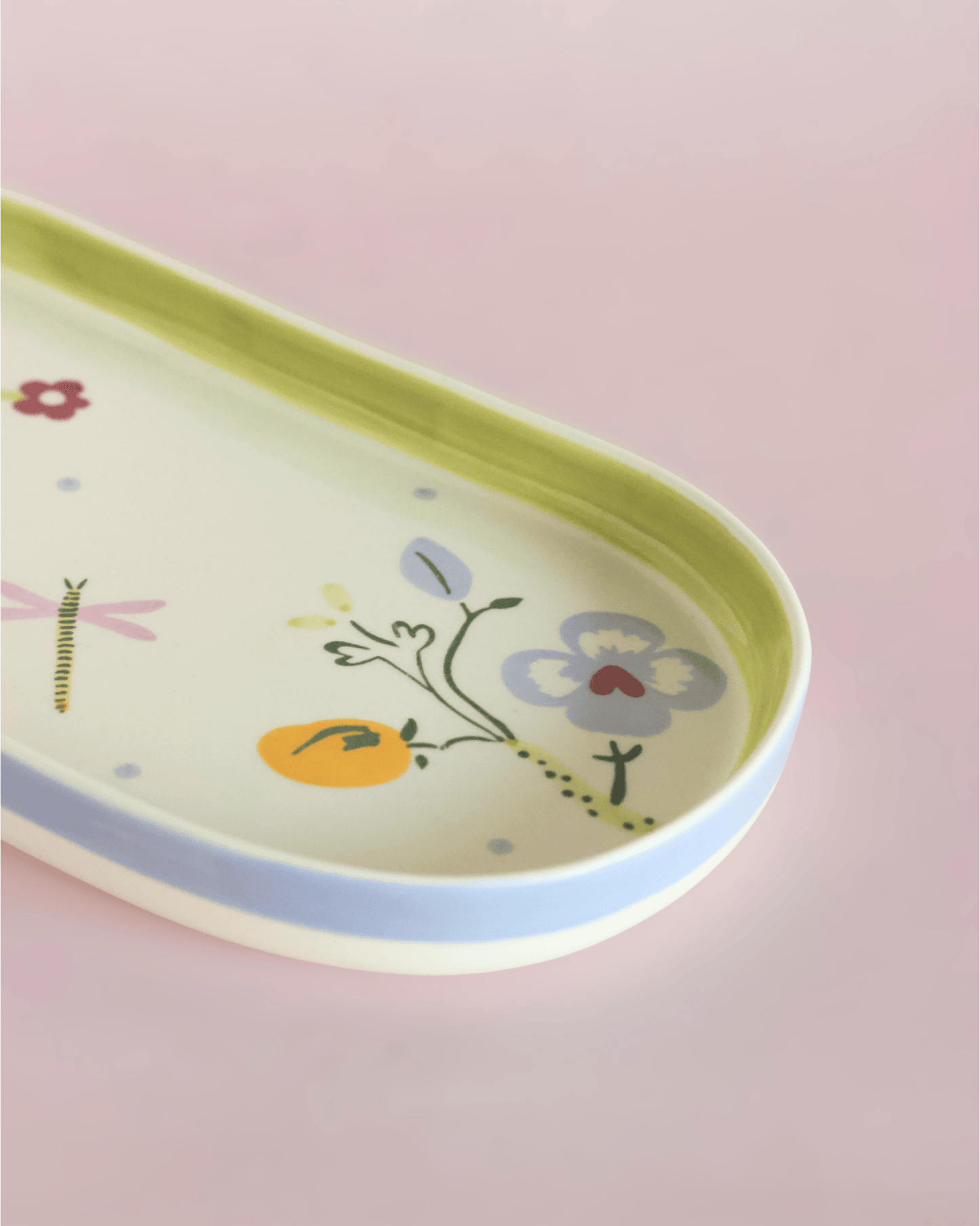 Sundrop Handpainted Ceramic Oval Platter