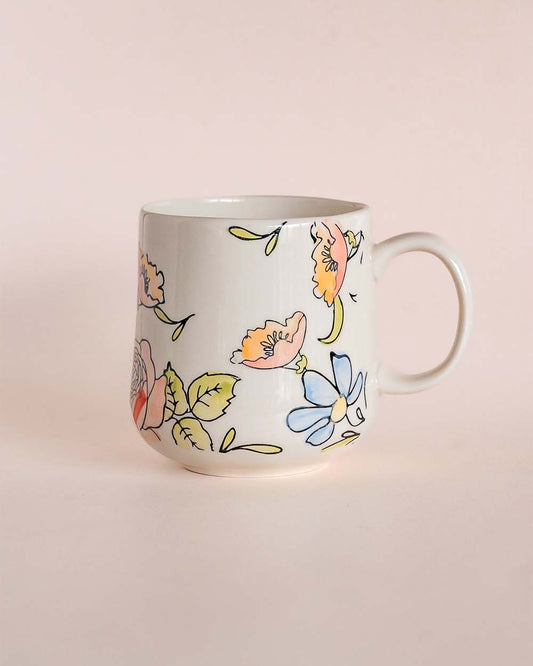Bliss Out Handpainted Ceramic Mug