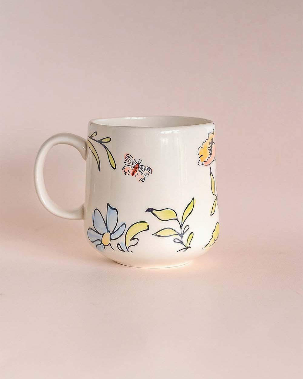 Bliss Out Handpainted Ceramic Mug