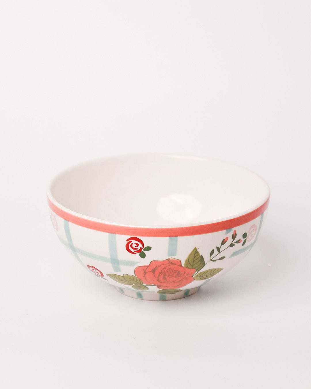 Tea Garden Handpainted Ceramic Bowl 15 cm