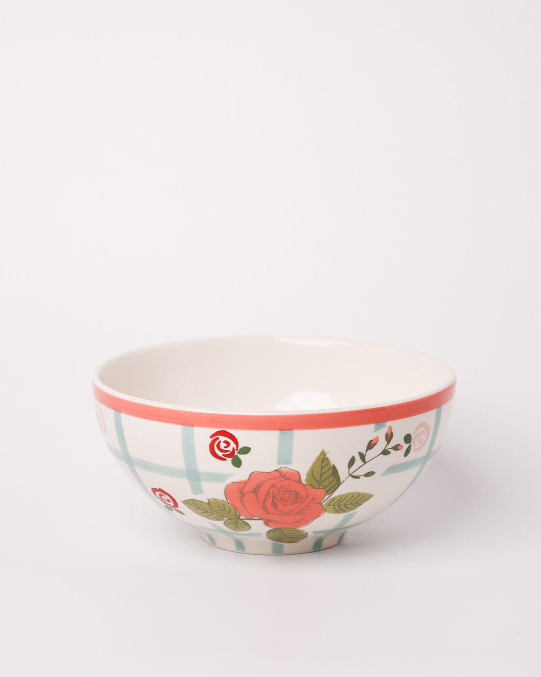 Tea Garden Handpainted Ceramic Bowl 15 cm