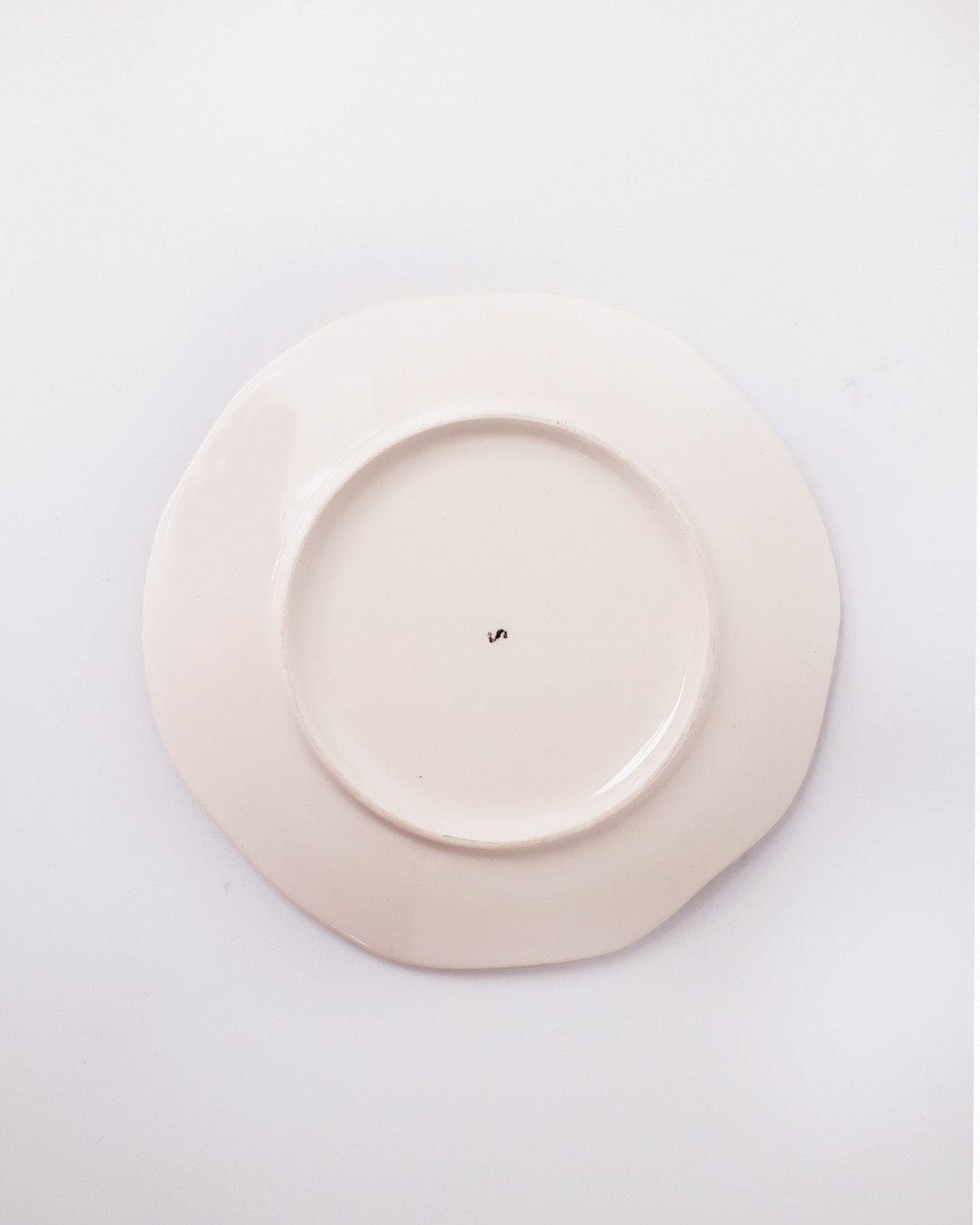 Tea Garden Handpainted Ceramic Snack Plate 16 cm