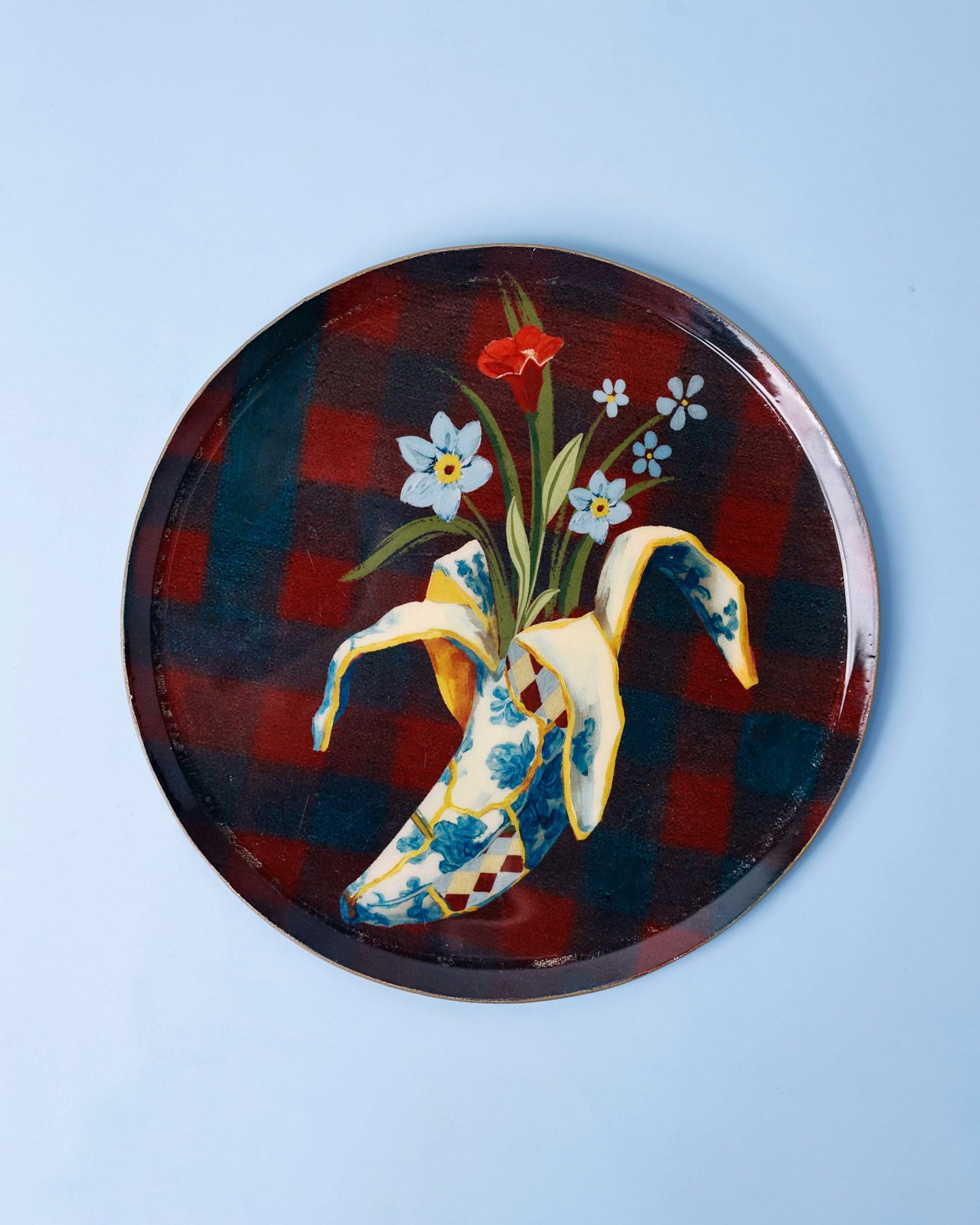 The Odd Trio Metal Wall Plates - Set of 3