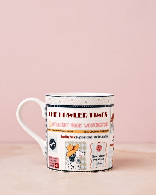 Woof Street Journal Fine China Mug